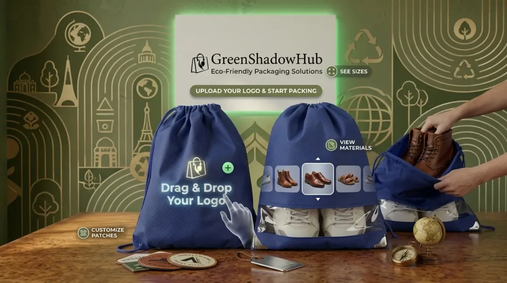 Non Woven Shoes Bag – Travel Shoes Bag in Pakistan