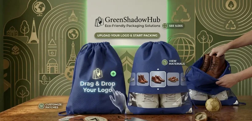 Non Woven Shoes Bag – Travel Shoes Bag in Pakistan